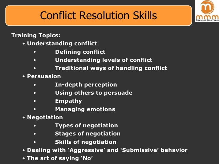 conflict resolution techniques